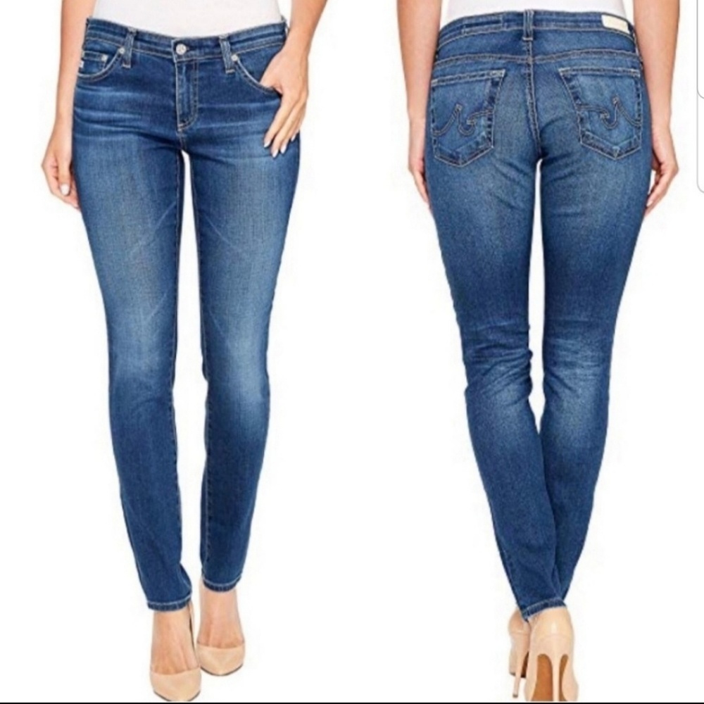 Ag The Stilt Cigarette Leg Jeans Sz 26 R